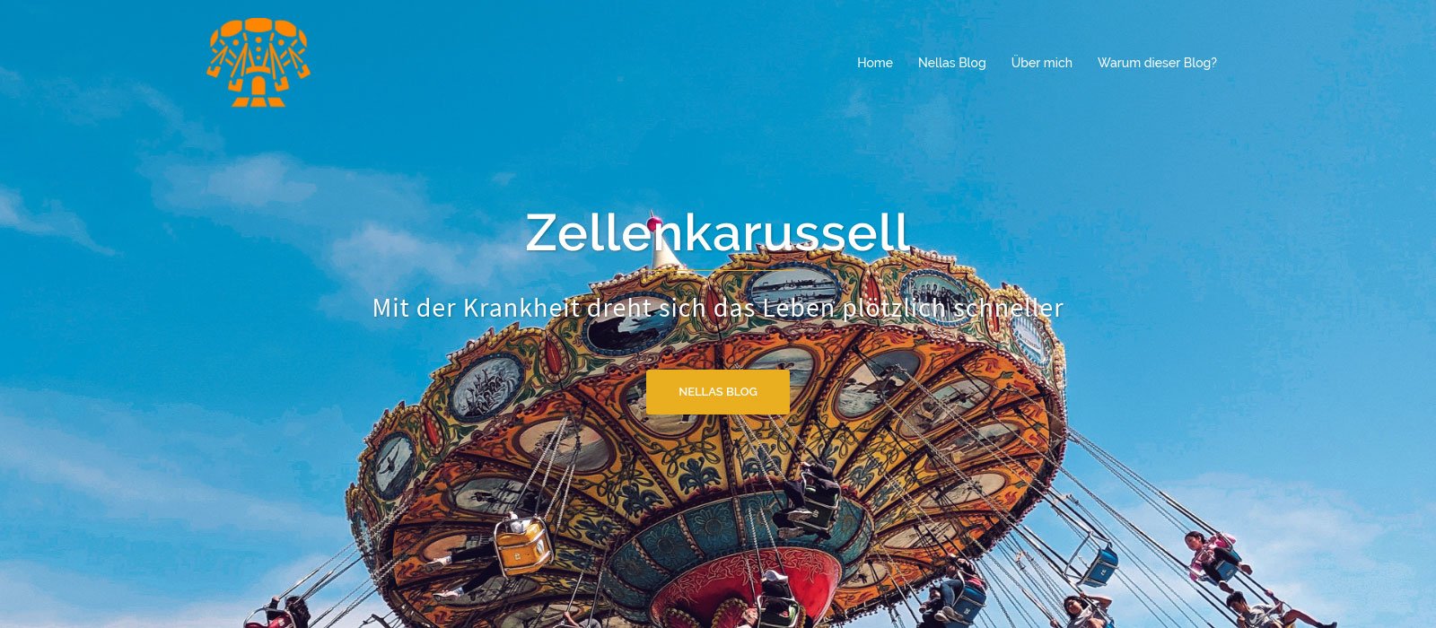 Screenshot des Blog Zellenkarussell.de